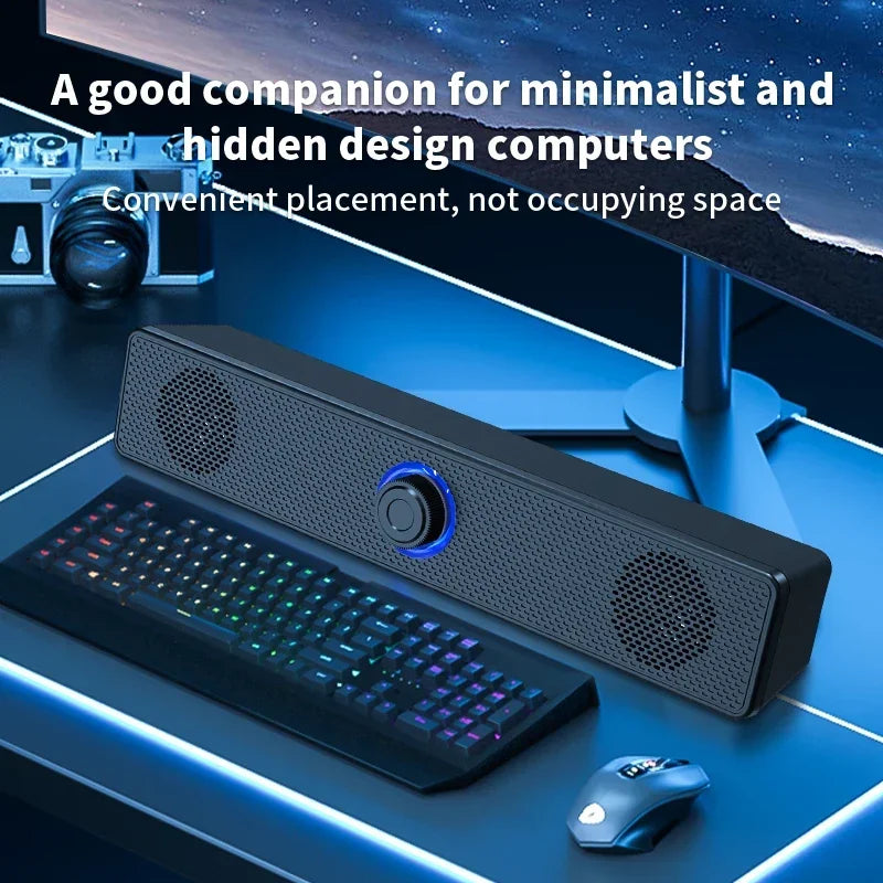 PC Sound bar Wired and Wireless Bluetooth Speaker